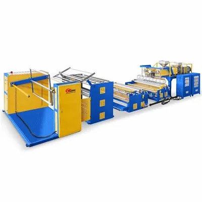 Machine de fabrication de feuilles de bulles d'air